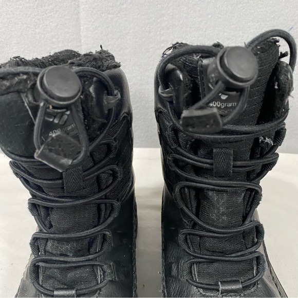 Columbia Bugaboot Celsius Waterproof Winter Snow Boot Black Youth Kids Size 1 - Picture 3 of 10